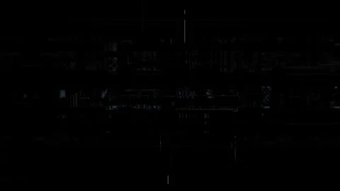 Broken Display Glitch Loops 5 Stock Footage 321402858
