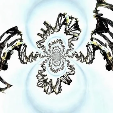 Broken DNA Illustrazione stock