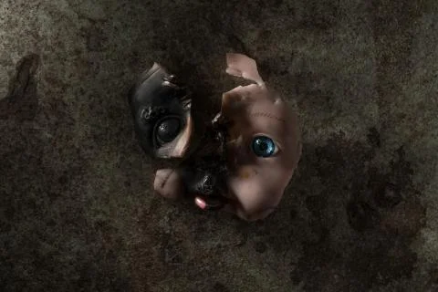 Broken Doll Face Stock Photos