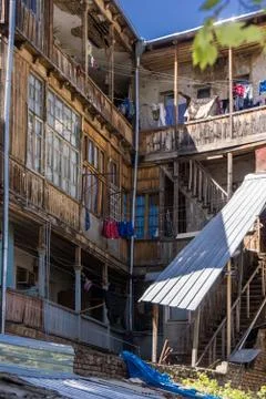 Broken down inner county yard Stock Photos