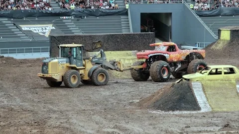 broken down monster truck 