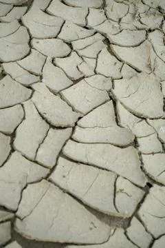 Broken, dry sand Foto stock