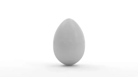 Broken Egg with Chocolate Easter Egg Inside 動画素材 33819773