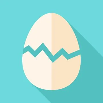 Broken egg Stock Illustration
