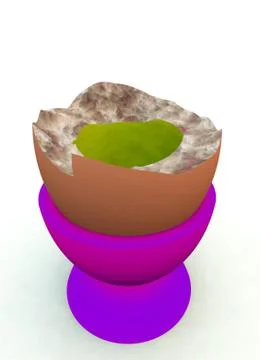 Broken Egg Stock Illustration