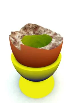 Broken Egg Stock Illustration