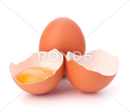 Broken egg Stock Photos