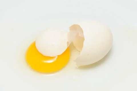 Broken egg Stock Photos