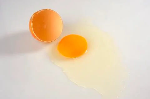 A broken egg Stock Photos