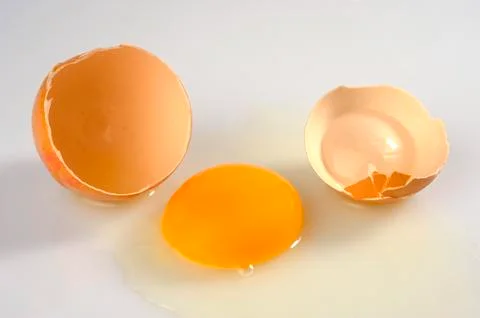 A broken egg Stock Photos