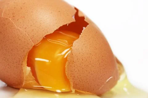 Broken egg Stock Photos