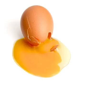 Broken egg Stock Photos
