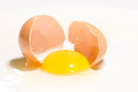 Broken egg Stock Photos