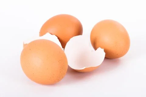Broken egg shell Stock Photos