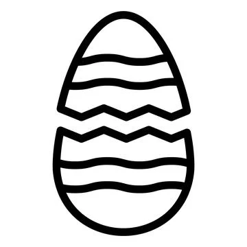 Broken egg Vector Icon Design Illustration Stock Illustration