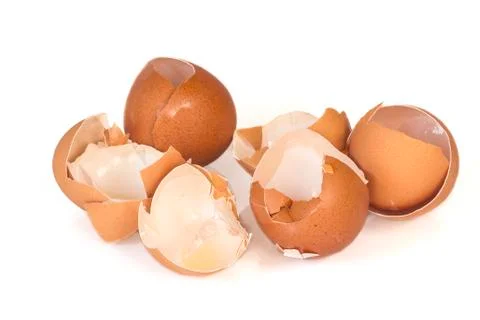 Broken eggs Stock Photos