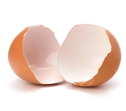 Broken eggshell Stock Photos