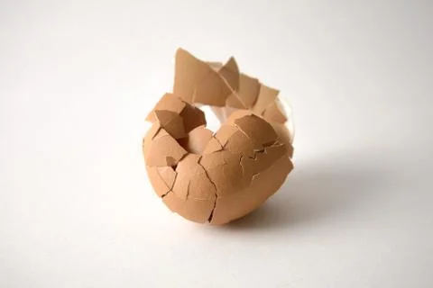 Broken Eggshell Stock Photos