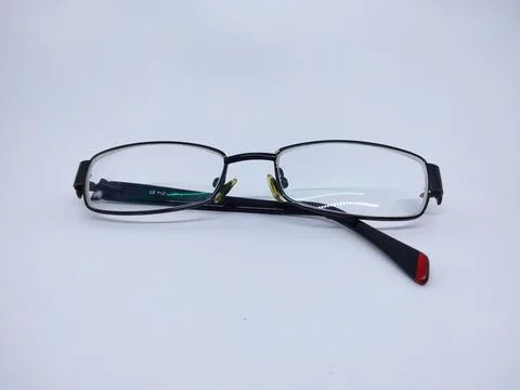 Broken eyeglasses Stock Photos
