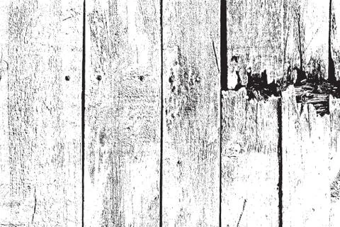 Broken Fence Stock Illustration