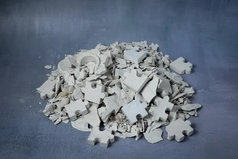 Broken figures Stock Photos