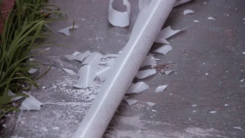 Broken Fluorescent Tube (3) Stock Footage 88486571