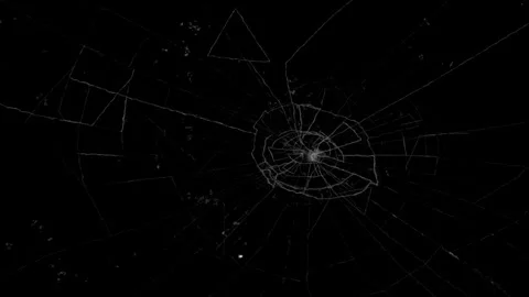 Broken fractured glass effect for dramatic overlay Видео 302481874
