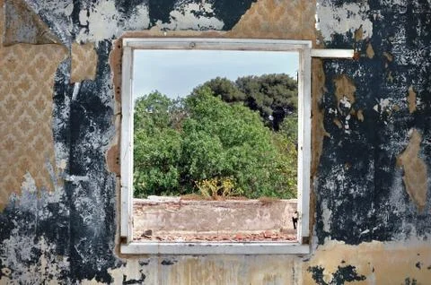 Broken frame Stock Photos