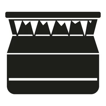 Broken freezer icon simple vector. Repair service Stock Illustration