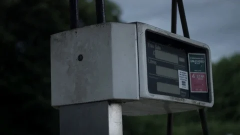 Broken fuel counter Stock Footage 81442211