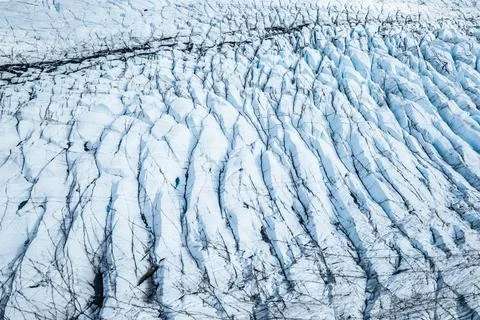 Broken Glacier Ice Texture Stock Photos