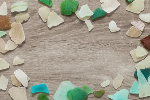 Broken glass background Stock Photos