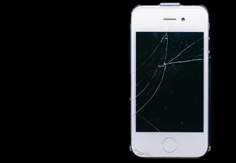 Broken glass background Stock Photos