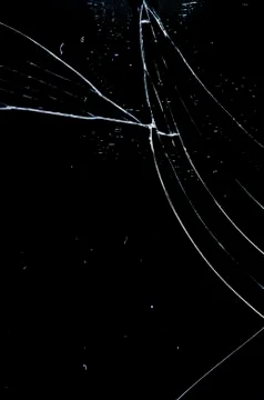 Broken glass background Stock Photos