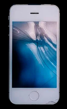 Broken glass background Stock Photos