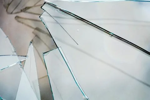 Broken Glass Background Stock Photos