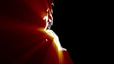 Broken Glass Dance Lights Stock Footage 340822439