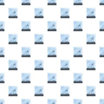 Broken glass display case pattern with cracks Stock Illustration