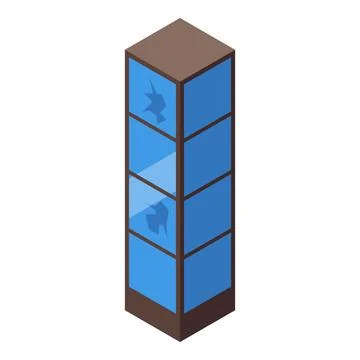 Broken glass displaying cracks in modern building Ilustración de archivo