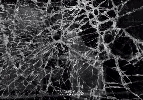 Broken glass effect background design Stock Illustration