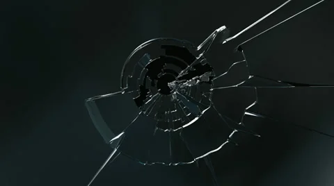 Broken glass Stock Footage 38464622