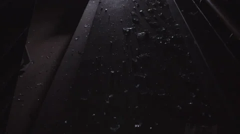 Broken glass Stock Footage 68675058