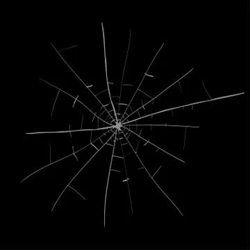 Broken glass Illustrazione stock