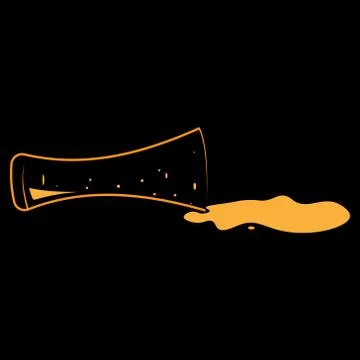 Broken glass. Stock Illustration