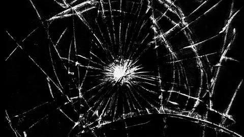 Broken glass Stock Illustration
