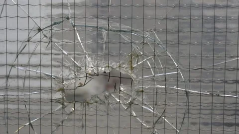 Broken glass out Stock Footage 140213774