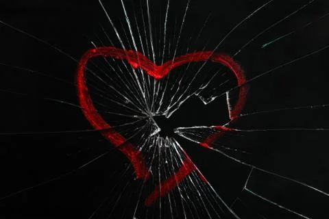 Broken glass Stock Photos