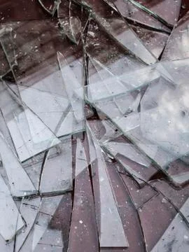Broken glass Stock Photos