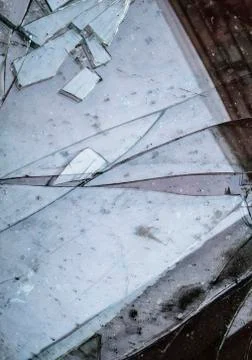 Broken glass Stock Photos