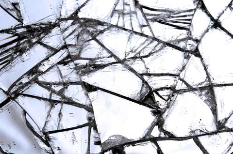 Broken glass Stock Photos